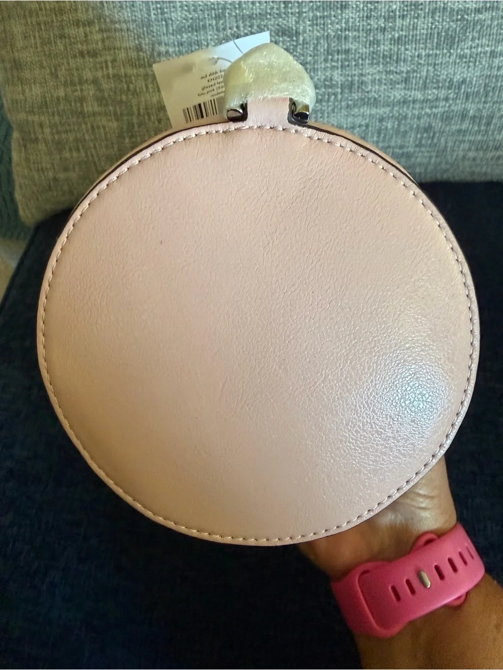 kate spade New York Roulette Glazed Leather Medium Shoulder Bag Tutu Pink NWT